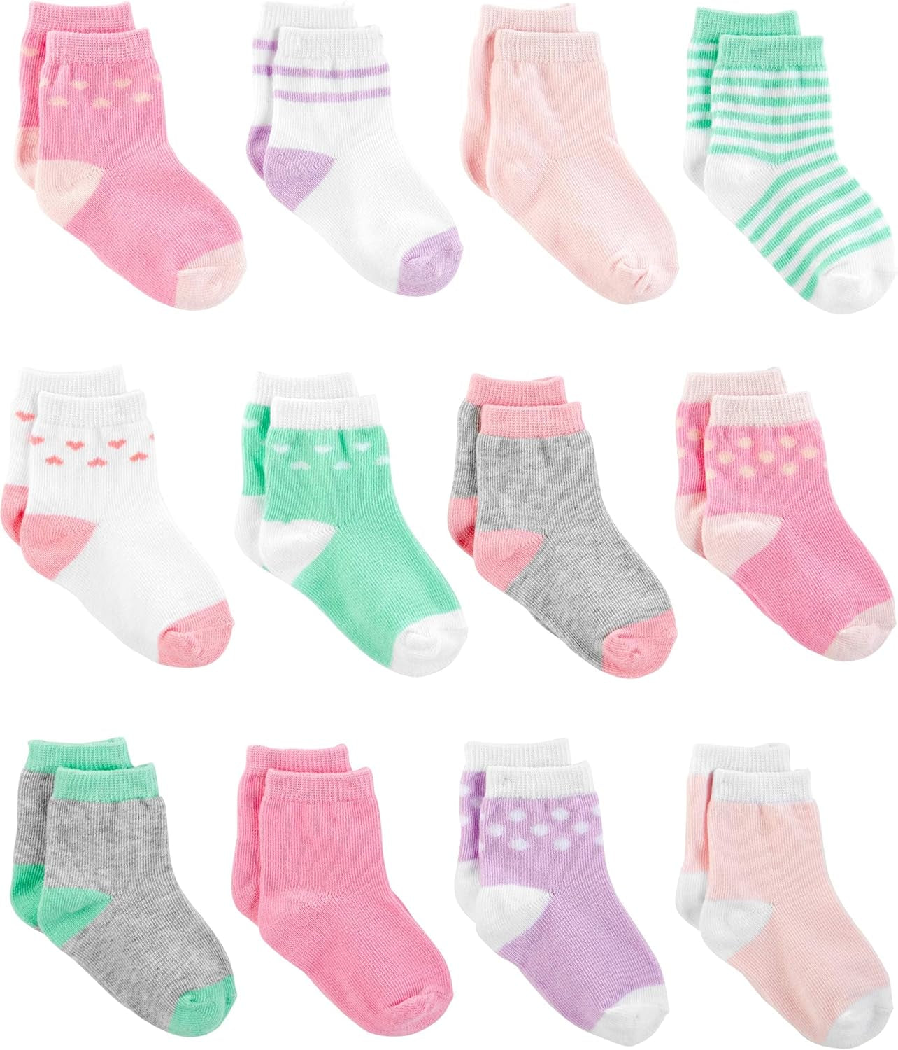 12-Pack Baby Boys' Socks