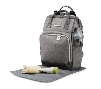 Stylish Bananafish Light Gray Midi Backpack - Perfect for Everyday Use!