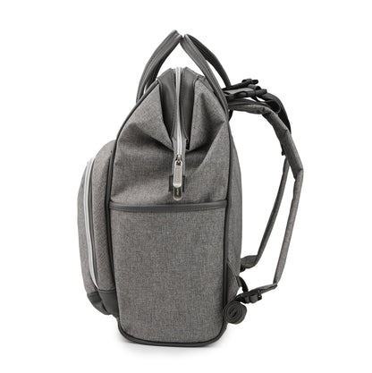 Stylish Bananafish Light Gray Midi Backpack - Perfect for Everyday Use!