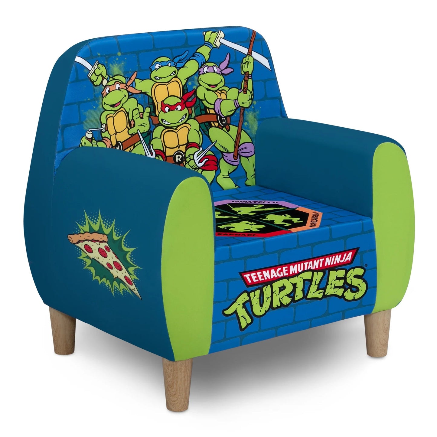 Ultimate Comfort Teenage Mutant Ninja Turtles Cozy Green Foam Chair