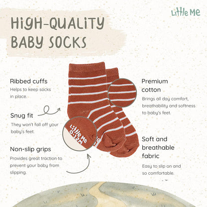 Cozy 20-Pack Unisex Infant & Toddler Socks - Perfect for Newborns to 24 Months!