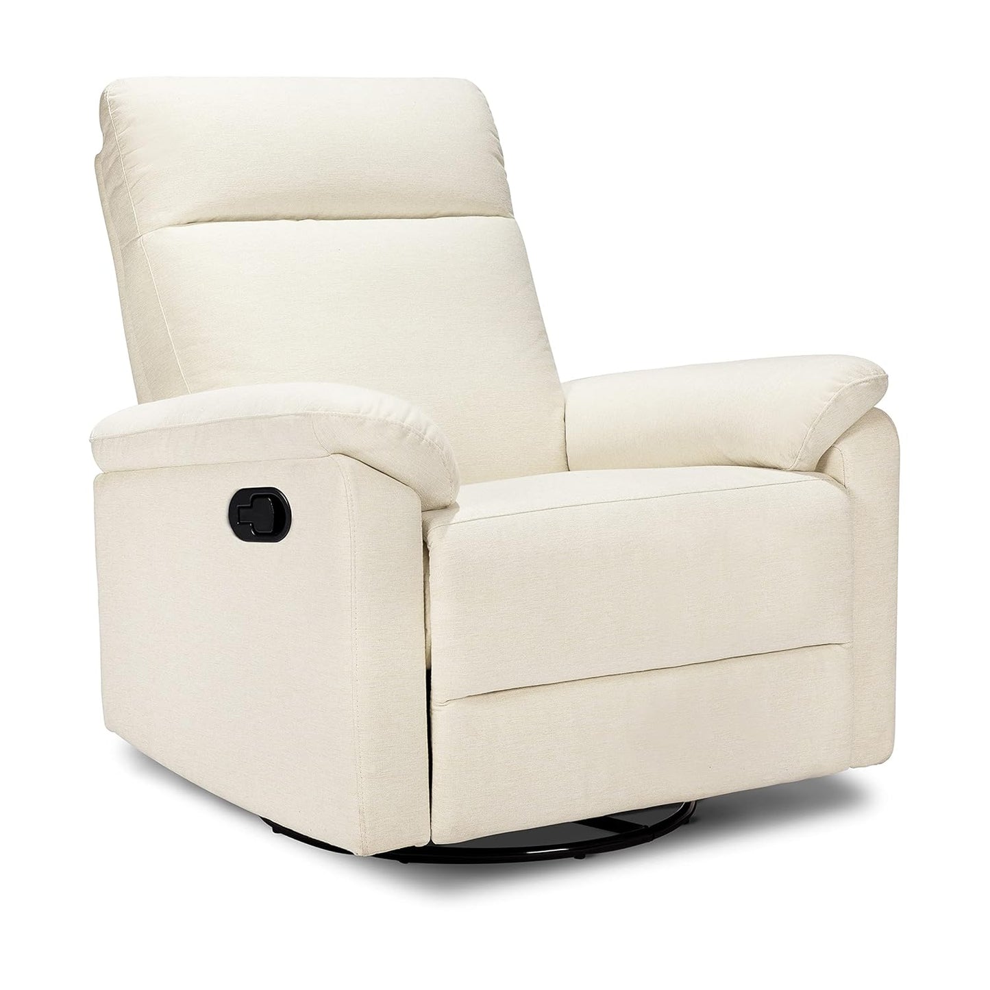 Suzy Swivel Recliner in Vanilla - GREENGUARD Gold and CertiPUR-US® Certified