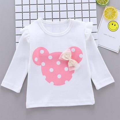 Adorable 3-Piece Long Sleeve Outfit Set for Baby Girls - Cute Tops and Pants for Toddlers