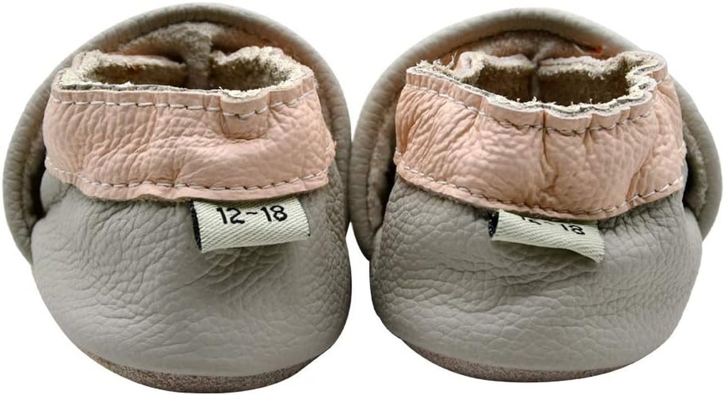 Adorable Soft Sole Moccasins for Baby Girls and Boys - Perfect First Walker Crib Shoes!