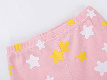 Adorable Little Girls Cotton Summer Pajama Sets - Perfect Toddler Sleepwear!