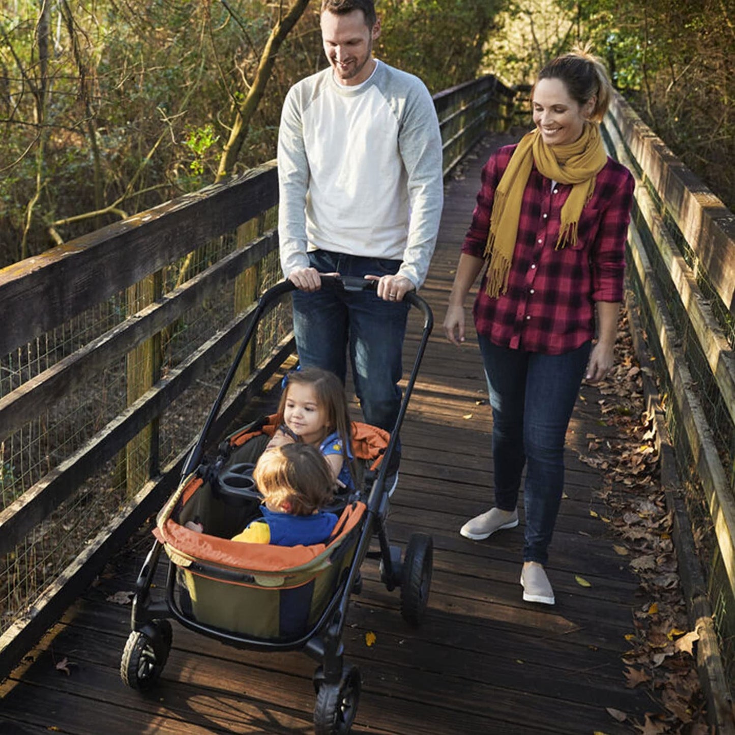 Pivot Xplore All-Terrain Stroller Wagon - Adventure-Ready in Ranger Green