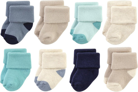 Cozy Cotton Blend Terry Socks for Newborn Girls