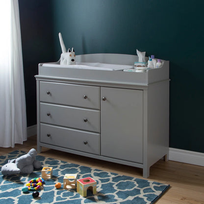 Maykoosh Beachy Beauty Convertible Changing Table with Removable Station