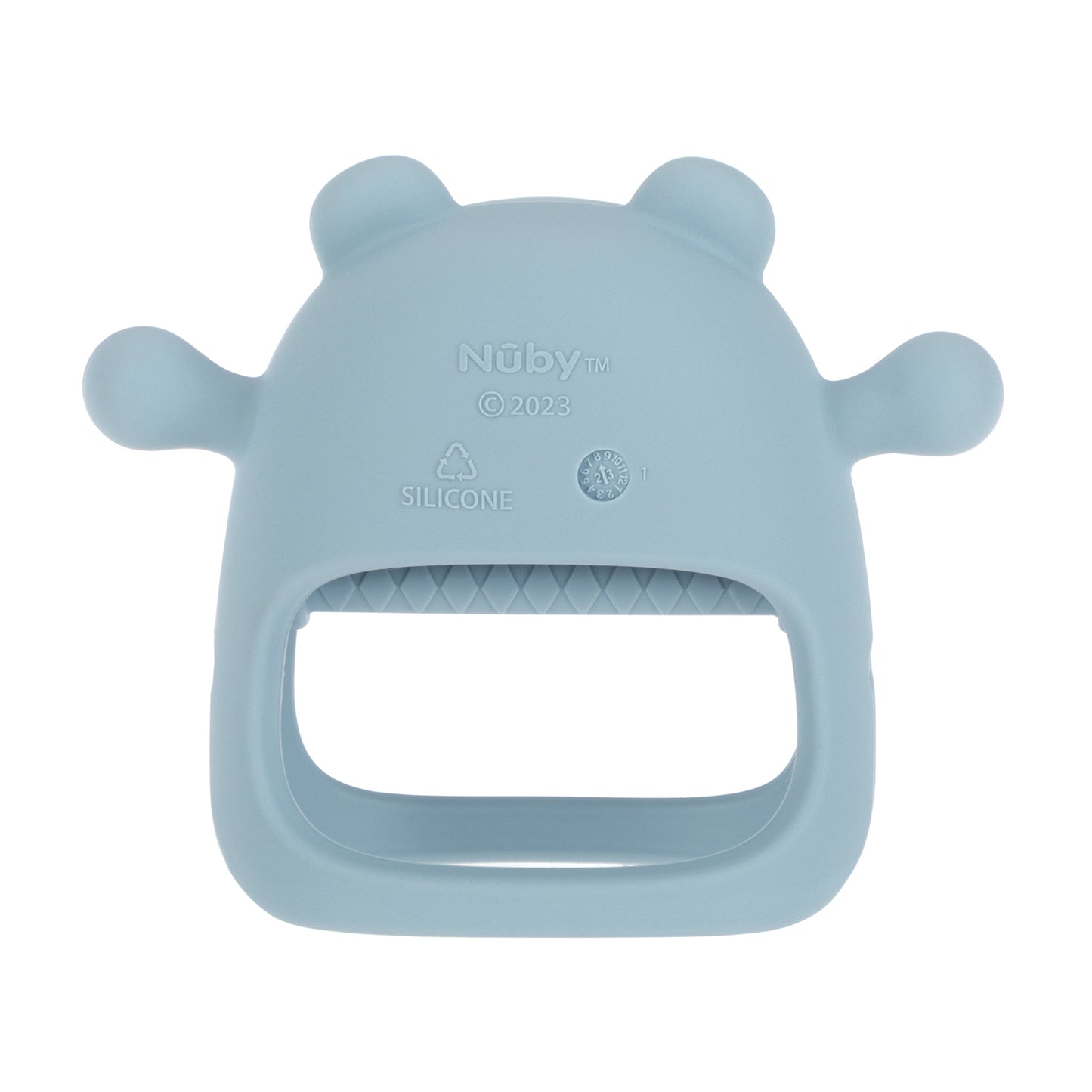 Blue Bear Silicone Teething Mitten for Babies - Ultimate Wrist Grip Comfort