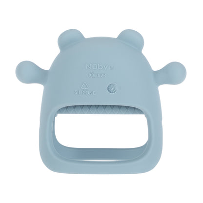 Blue Bear Silicone Teething Mitten for Babies - Ultimate Wrist Grip Comfort