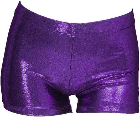 Aosva Girls' Sparkle Dance & Gymnastics Shorts - Perfect for Ages 2-14!