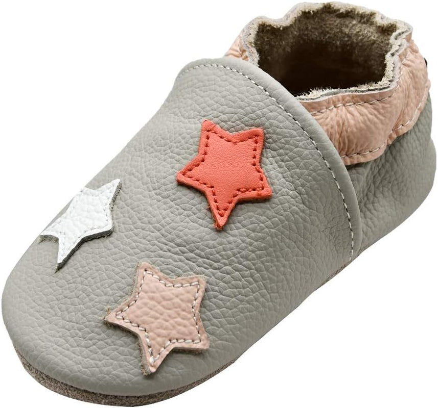 Adorable Soft Sole Moccasins for Baby Girls and Boys - Perfect First Walker Crib Shoes!