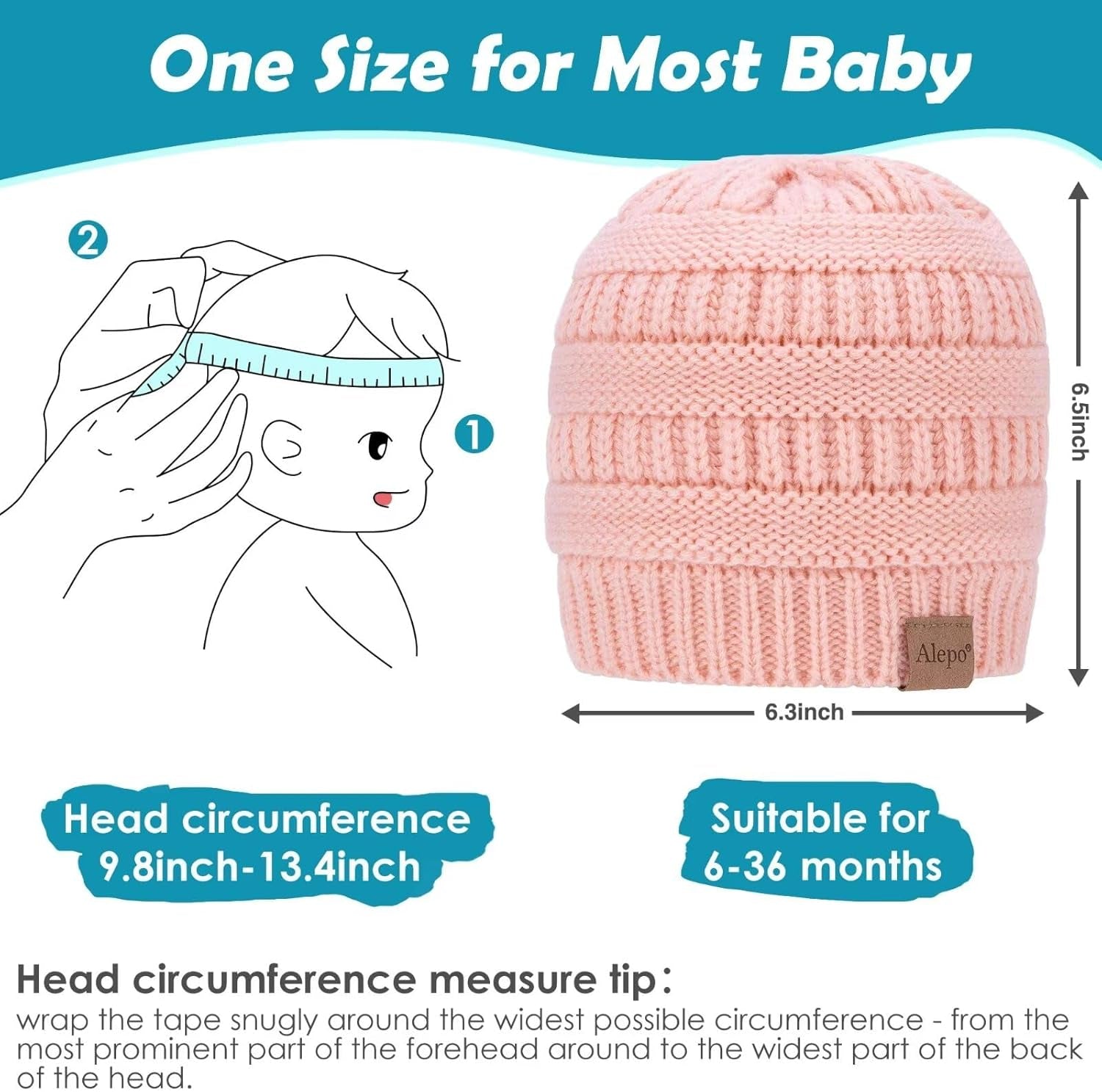 Cozy 3-Pack Baby Beanie Hats for Girls & Boys - Soft Fleece Lined Winter Hats for Newborns, Infants, and Toddlers