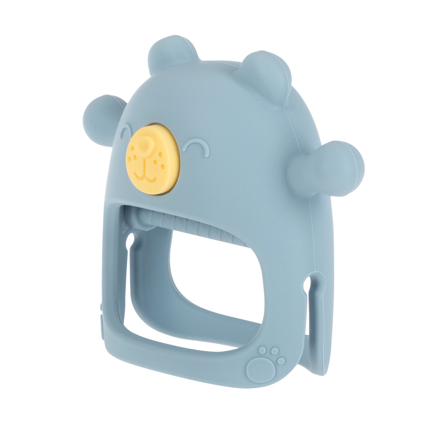 Blue Bear Silicone Teething Mitten for Babies - Ultimate Wrist Grip Comfort