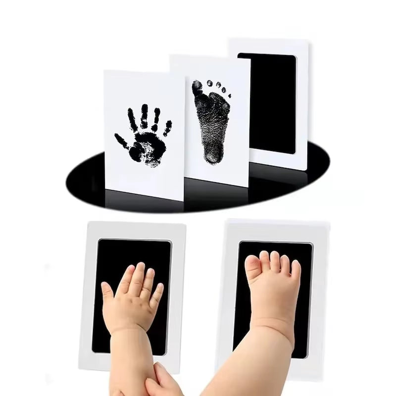 Non-Toxic Baby Handprint & Footprint Kit - Perfect Souvenir Gift for Newborns!