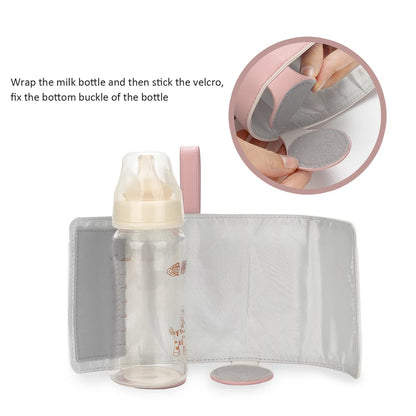 Smart & Stylish Portable Bottle Warmer - Rapid Heating, 3 Temperature Settings, Perfect for On-the-Go Moms!