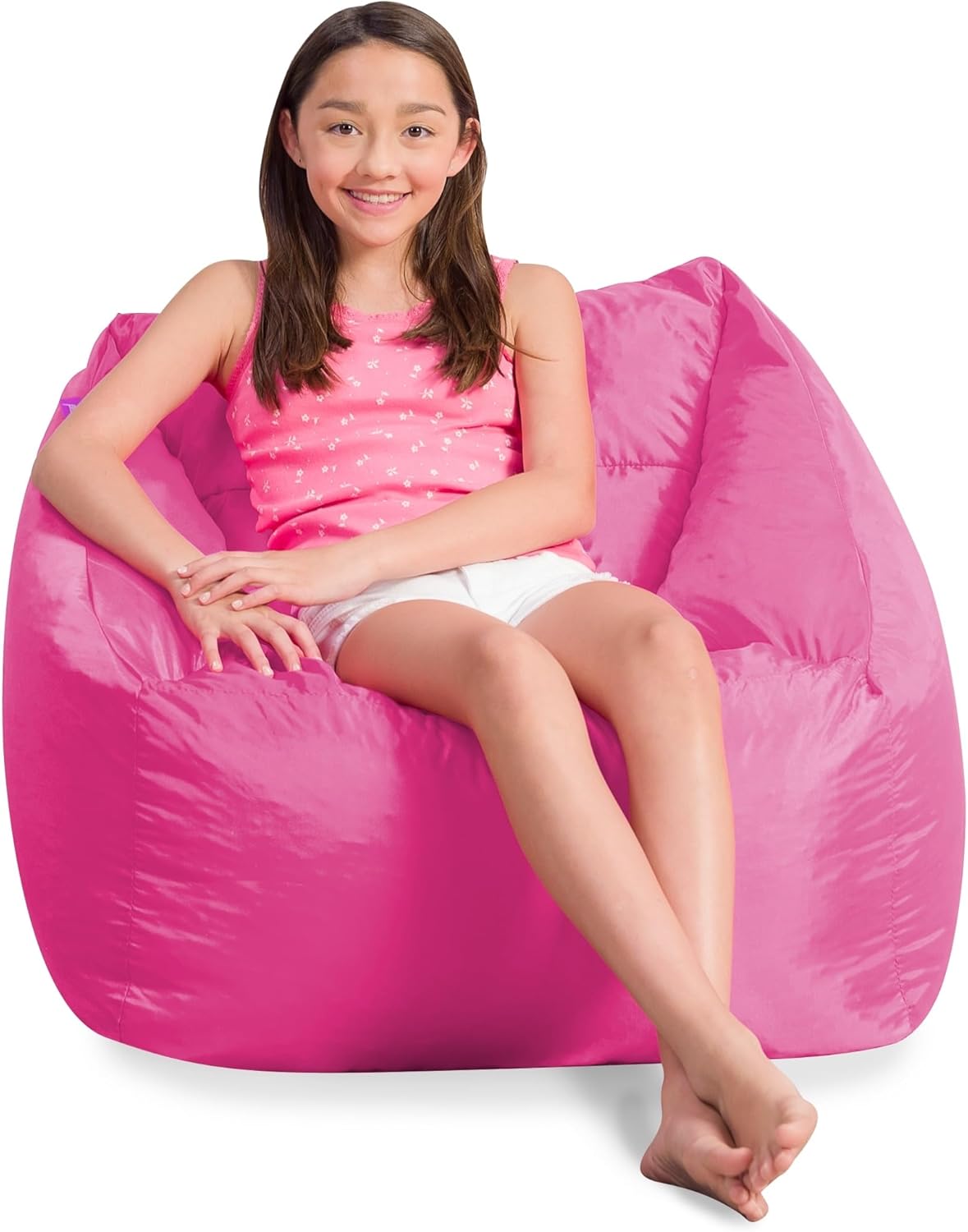 Coronado Kids' Large Red Bean Bag Chair - Ultimate Comfort for Gaming and Playrooms!