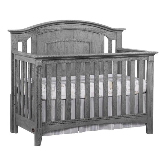 Willowbrook 4-in-1 Convertible Crib in Elegant Graphite Gray - GREENGUARD Gold Certified for Safety and Quality