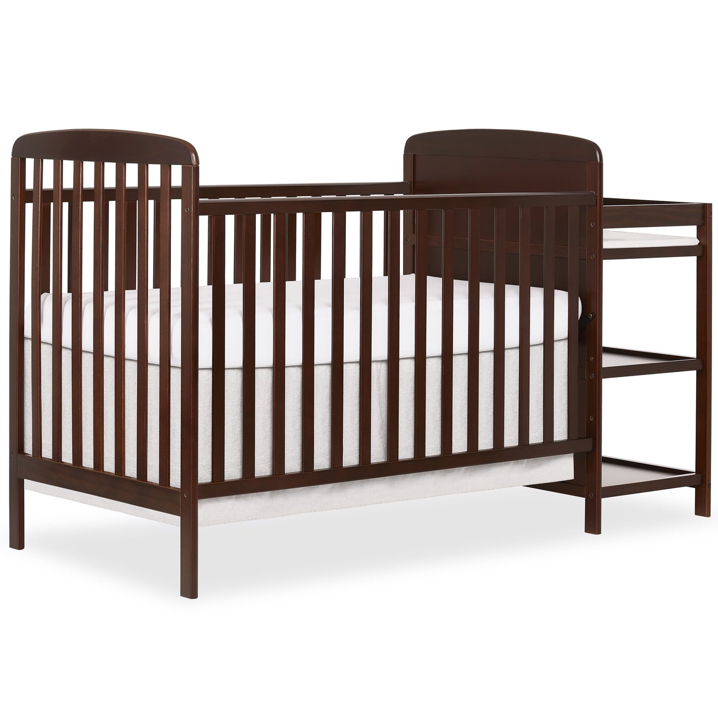 Anna 3-in-1 Full-Size Crib and Changing Table Combo - Stylish Natural Finish