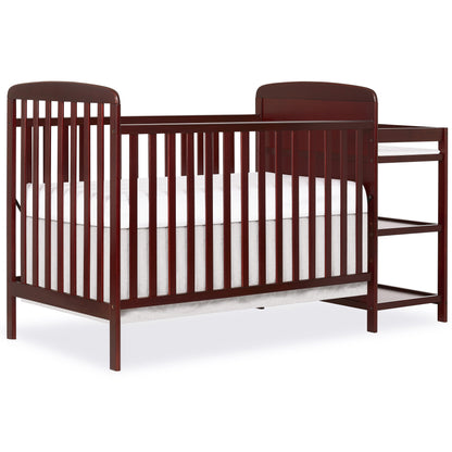 Anna 3-in-1 Full-Size Crib and Changing Table Combo - Stylish Natural Finish