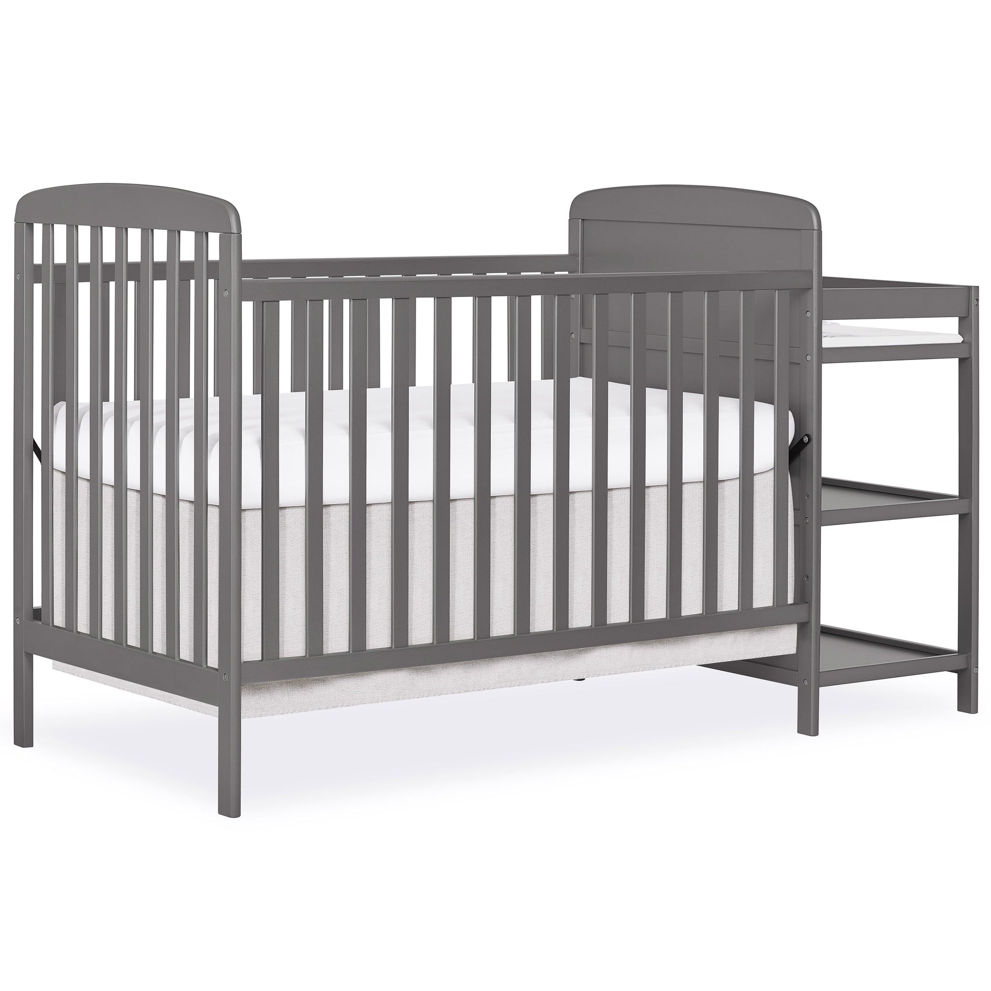 Anna 3-in-1 Full-Size Crib and Changing Table Combo - Stylish Natural Finish