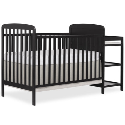 Anna 3-in-1 Full-Size Crib and Changing Table Combo - Stylish Natural Finish