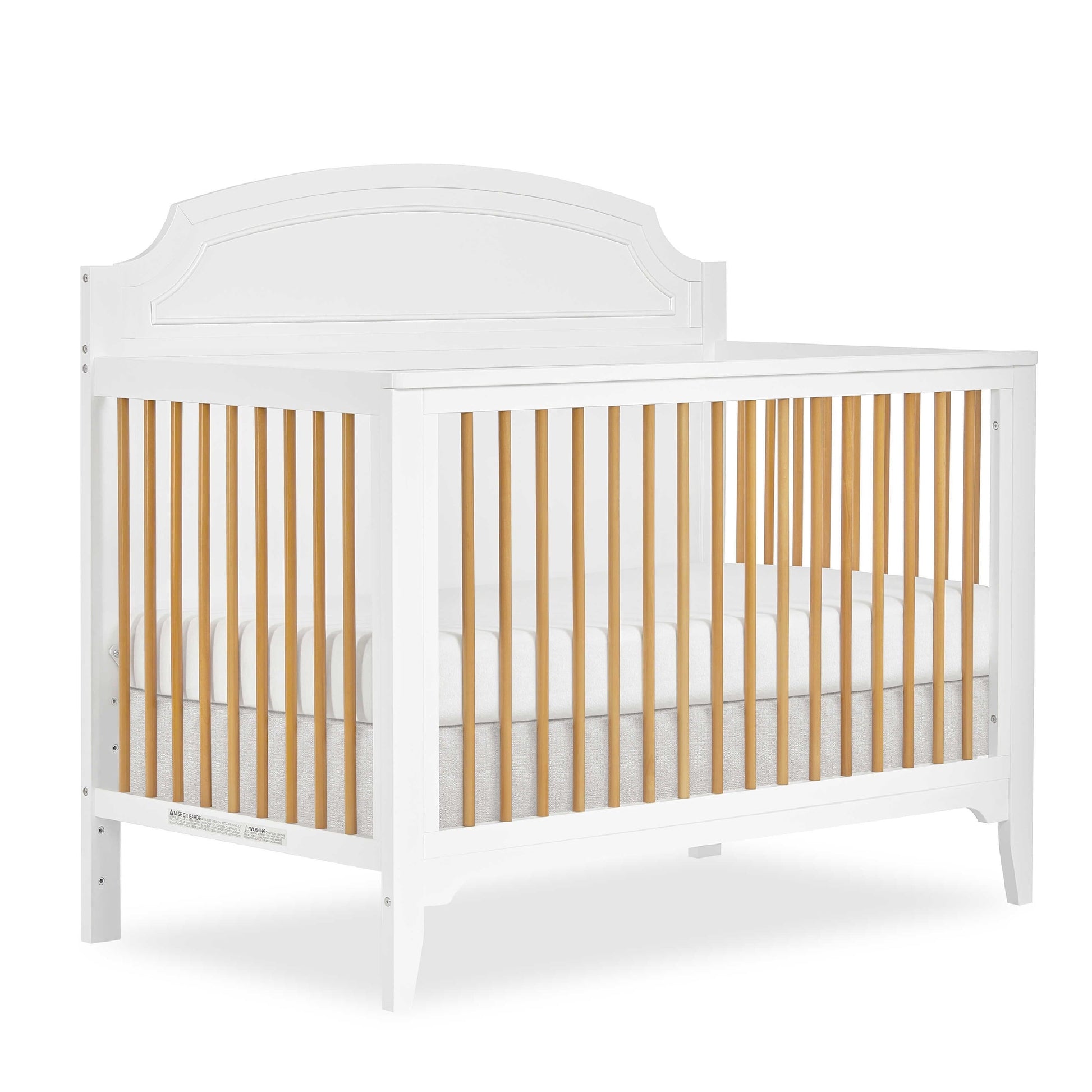 Milton 5-in-1 Convertible Crib - Eco-Friendly New Zealand Pinewood in Stylish Pebble Gray