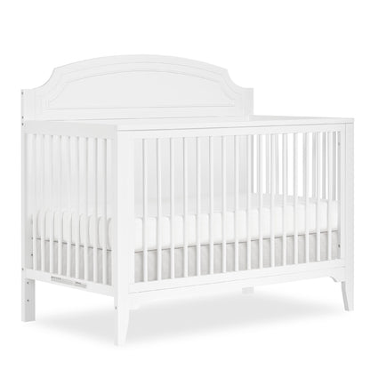 Milton 5-in-1 Convertible Crib - Eco-Friendly New Zealand Pinewood in Stylish Pebble Gray