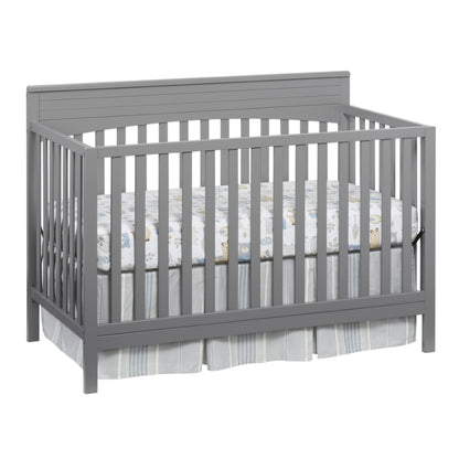 Harper 4-in-1 Convertible Crib - Stylish Espresso Brown, GREENGUARD Gold Certified Safety for Your Baby