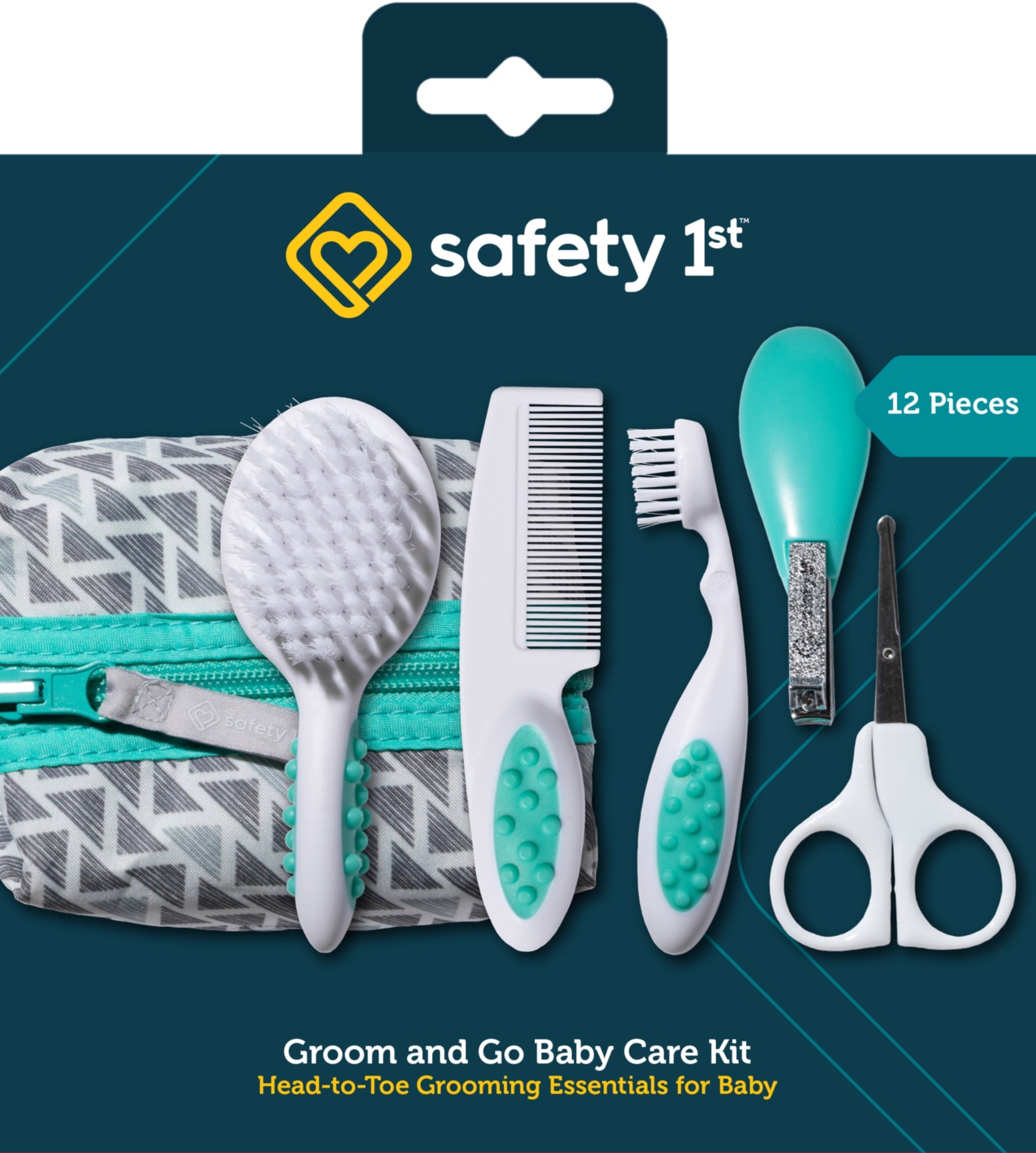 Safety 1st Groom & Go Baby Care Kit - Pyramids Aqua Edition