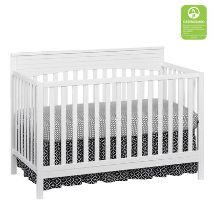 Harper 4-in-1 Convertible Crib - Stylish Espresso Brown, GREENGUARD Gold Certified Safety for Your Baby