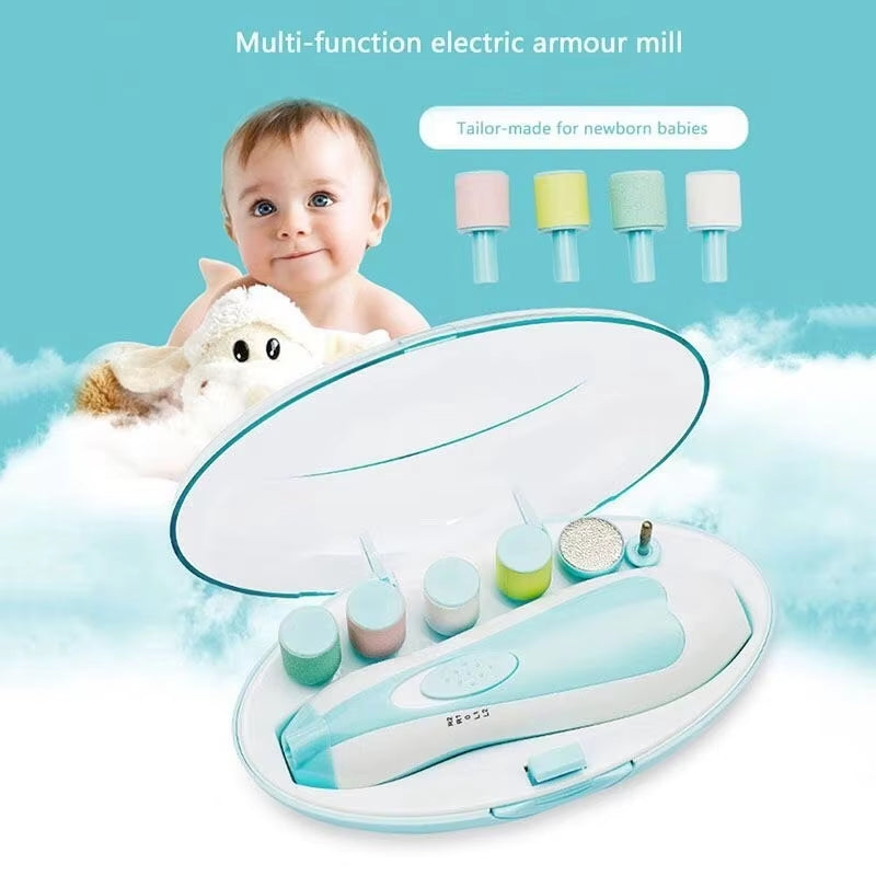 Gentle Baby Electric Nail Trimmer & Polisher - Safe Multifunctional Manicure Set for Infants