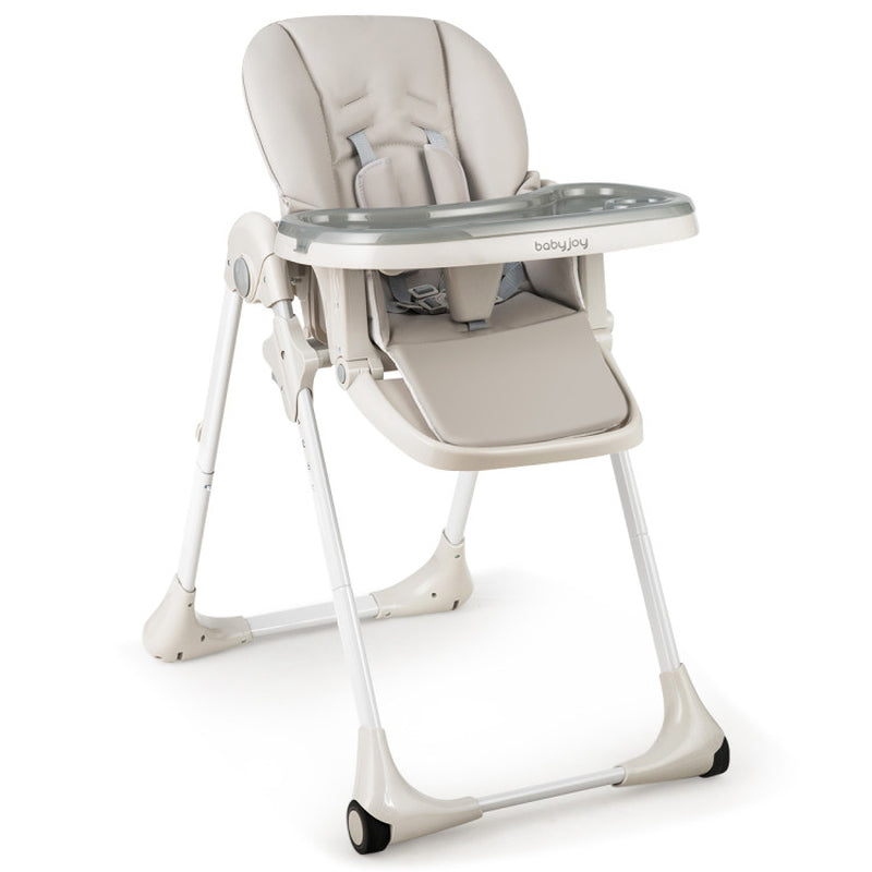 Versatile Baby Convertible High Chair with Easy-Glide Wheels