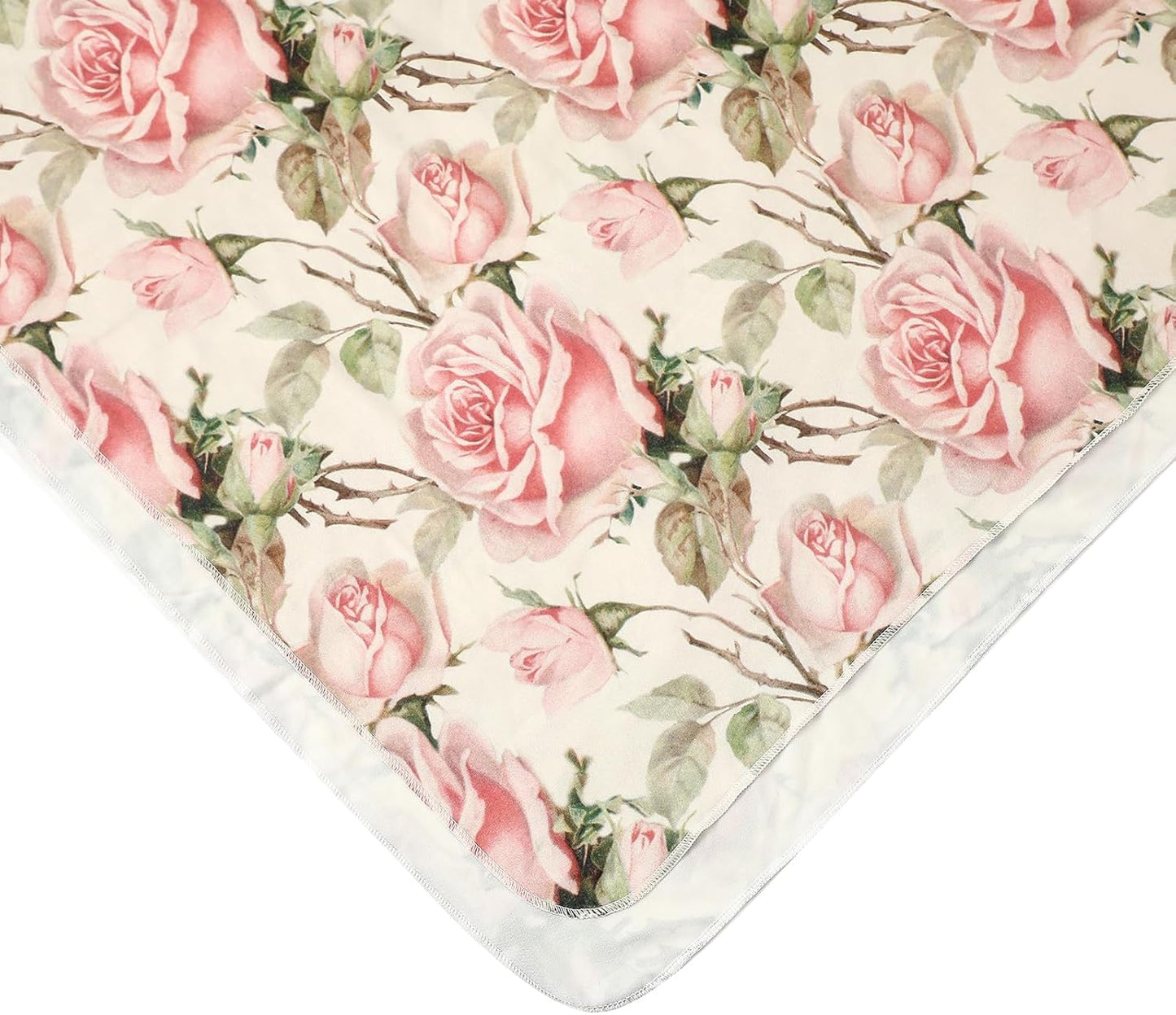 Floral Newborn Receiving Blanket and Headband Set - Perfect for Your Little One!