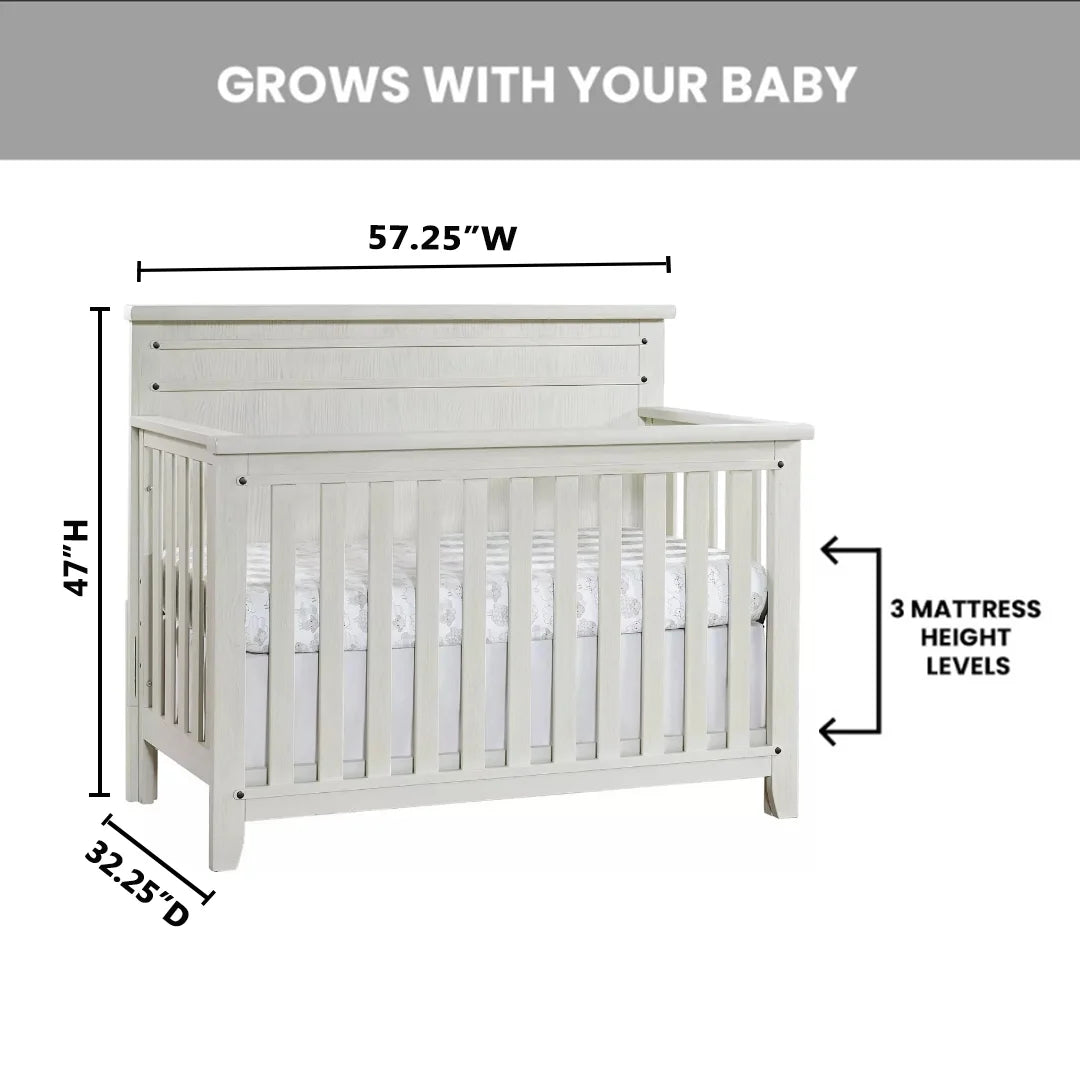 MorrISON 4-in-1 Convertible Crib: Versatile Comfort for Your Growing Baby