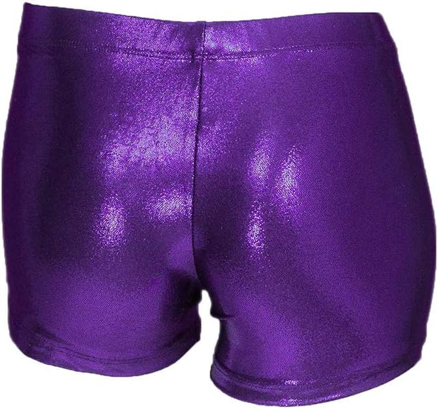 Aosva Girls' Sparkle Dance & Gymnastics Shorts - Perfect for Ages 2-14!