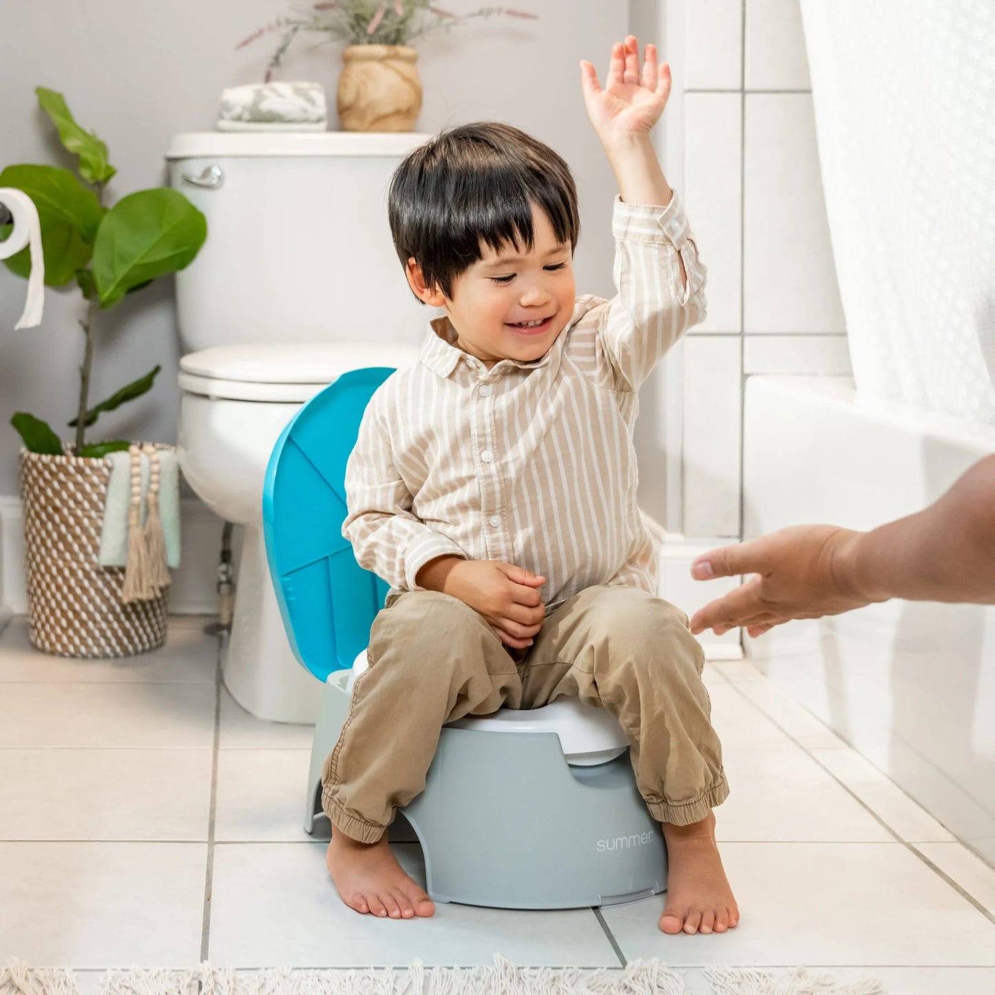 Summer 3-in-1 Potty Training Solution: Toilet, Seat Topper & Step Stool for On-the-Go Toddlers