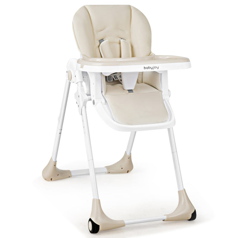 Versatile Baby Convertible High Chair with Easy-Glide Wheels