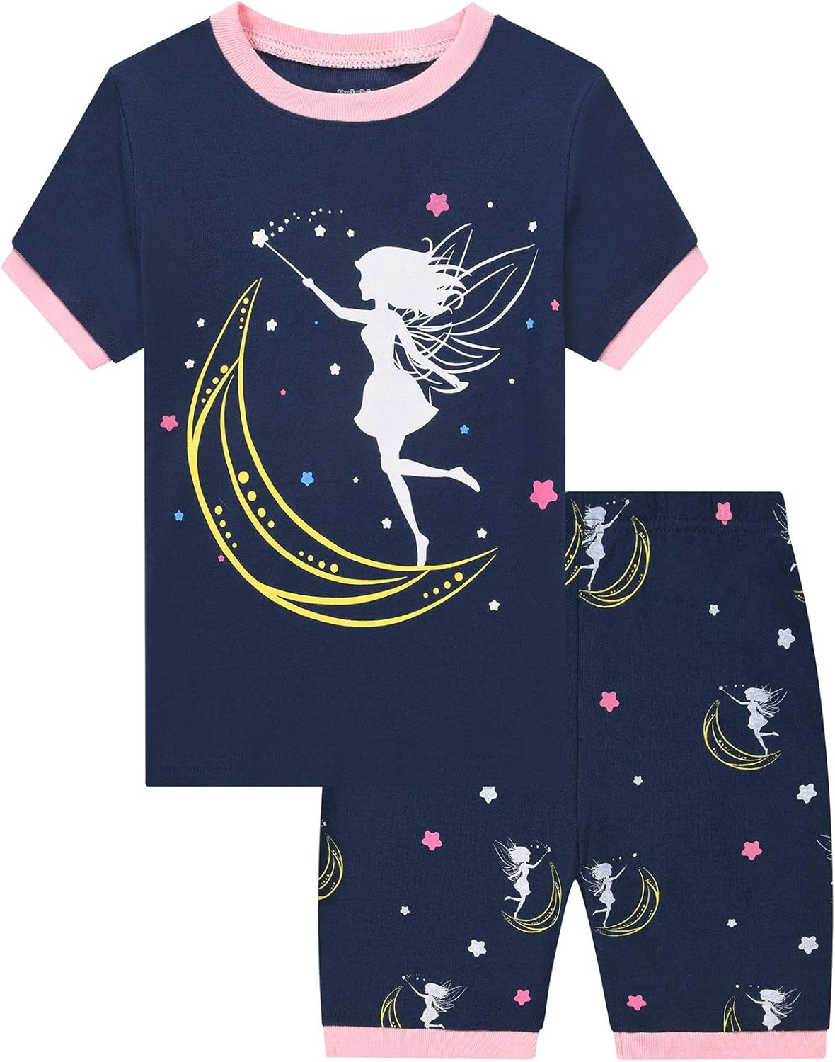 Adorable Little Girls Cotton Summer Pajama Sets - Perfect Toddler Sleepwear!