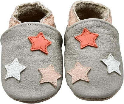 Adorable Soft Sole Moccasins for Baby Girls and Boys - Perfect First Walker Crib Shoes!