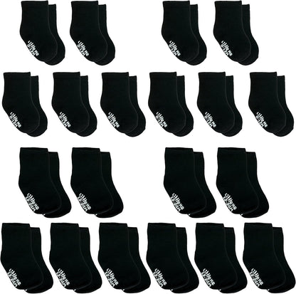 Cozy 20-Pack Unisex Infant & Toddler Socks - Perfect for Newborns to 24 Months!