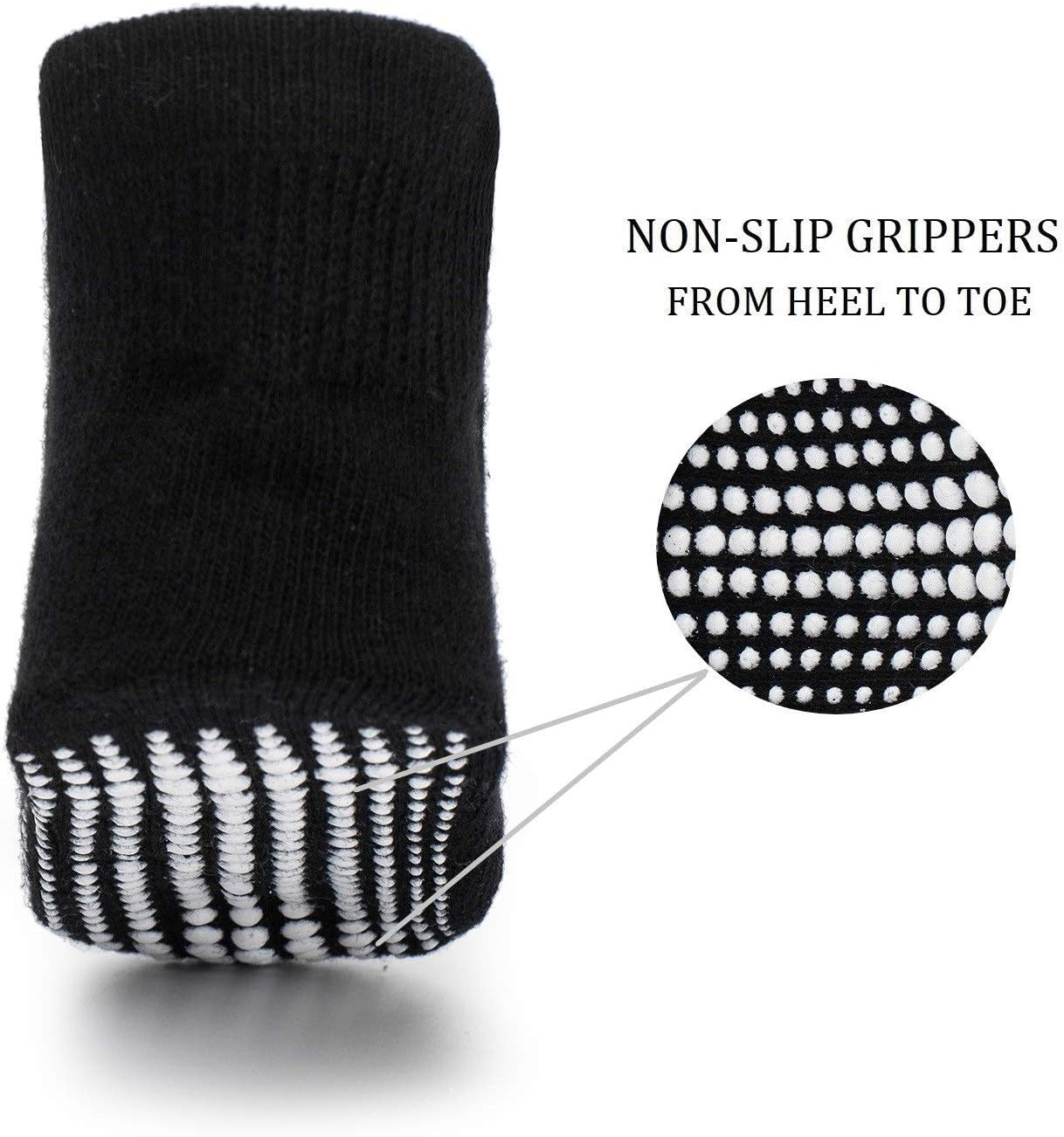 Cozy Non-Slip Ankle Socks for Infants and Toddlers with Non-Skid Soles