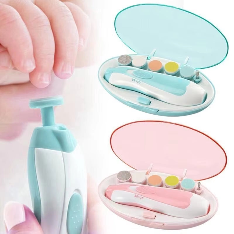 Gentle Baby Electric Nail Trimmer & Polisher - Safe Multifunctional Manicure Set for Infants