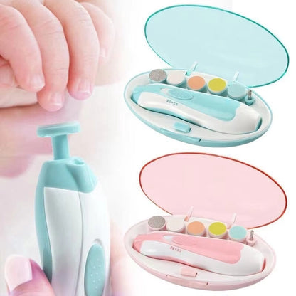 Gentle Baby Electric Nail Trimmer & Polisher - Safe Multifunctional Manicure Set for Infants