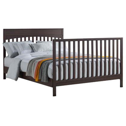 Harper 4-in-1 Convertible Crib - Stylish Espresso Brown, GREENGUARD Gold Certified Safety for Your Baby